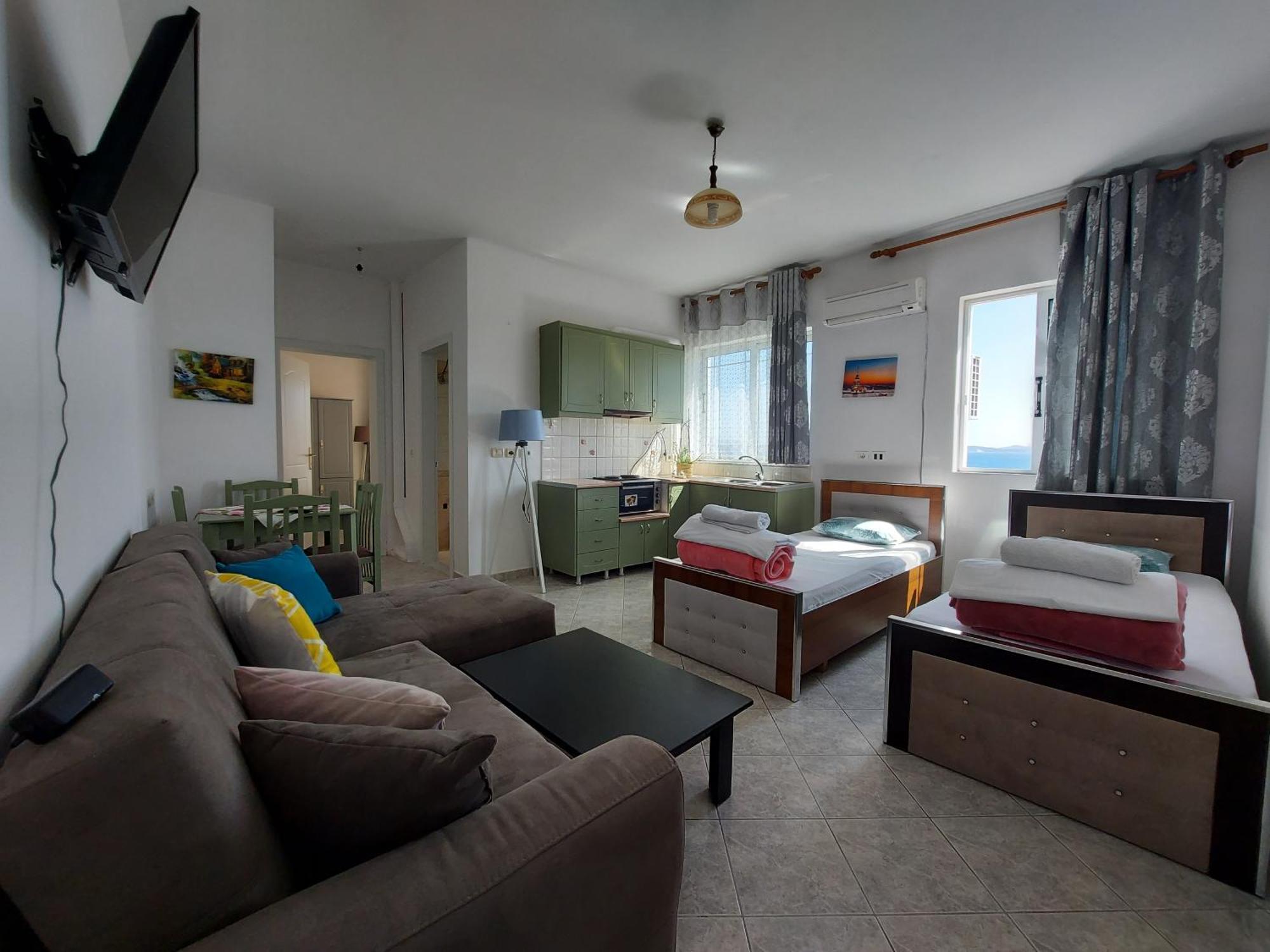 SarandëVila Stupendeアパートメント 部屋 写真
